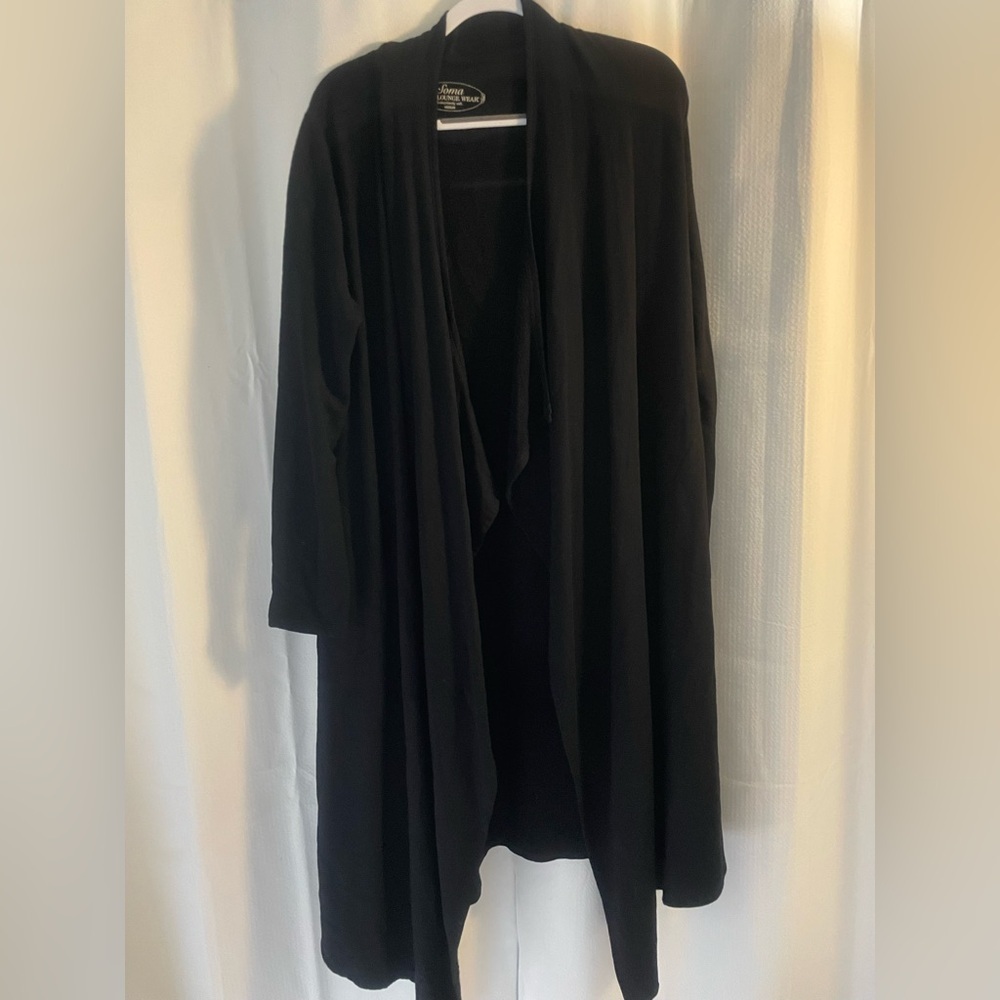 Soma Black Robe Medium women’s( READ!!) - Picture 2 of 6